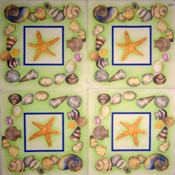 051 Muscheln - 3-lagig (braun) - Ambiente